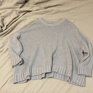 Aerie grey knit sweater XL